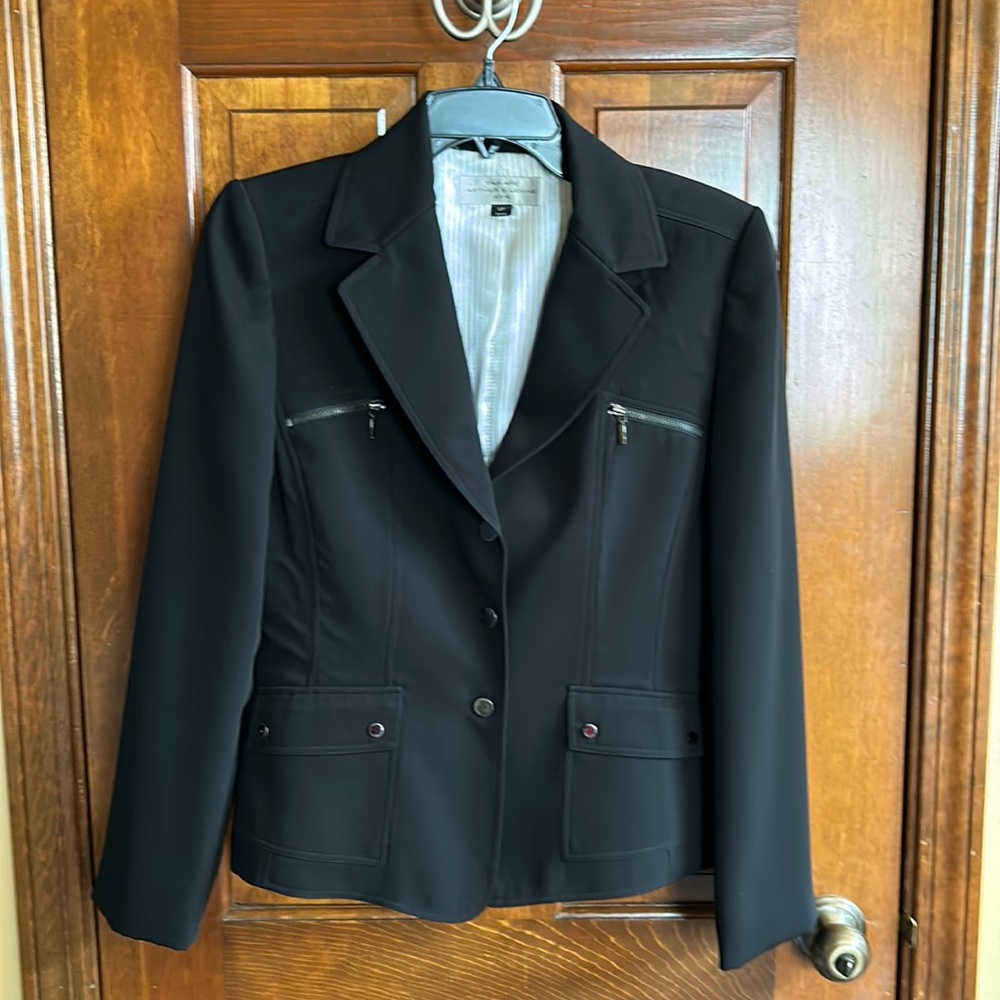 Black blazer with snaps!